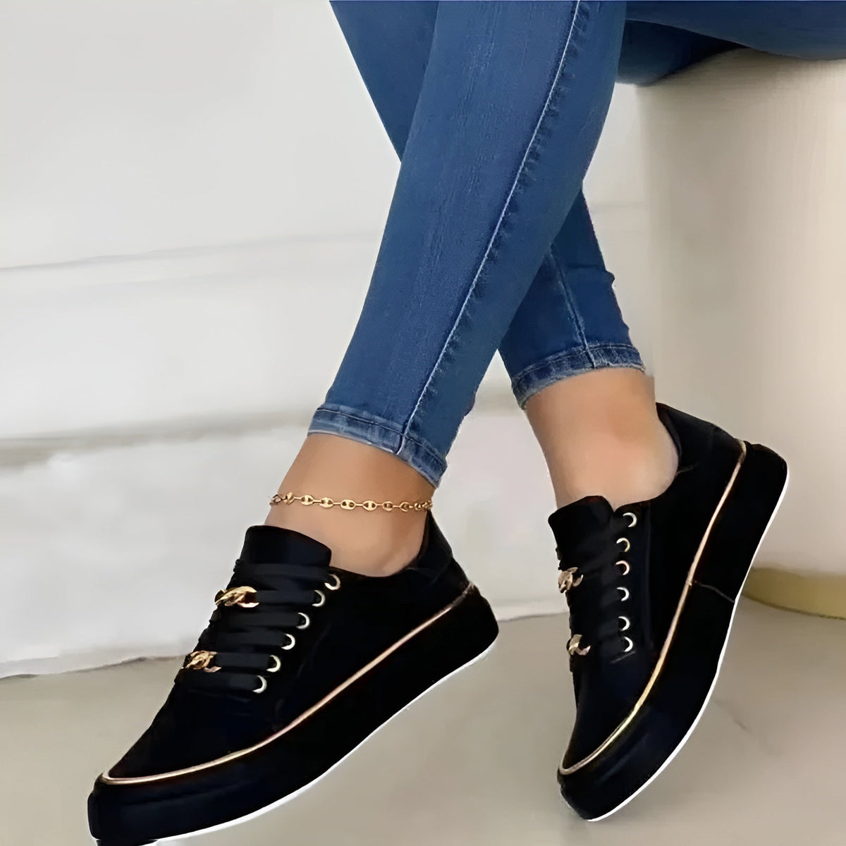Comfortable Alexya orthopedic women's sneakers by Christine Brewer with stylish design and supportive soles for walking.