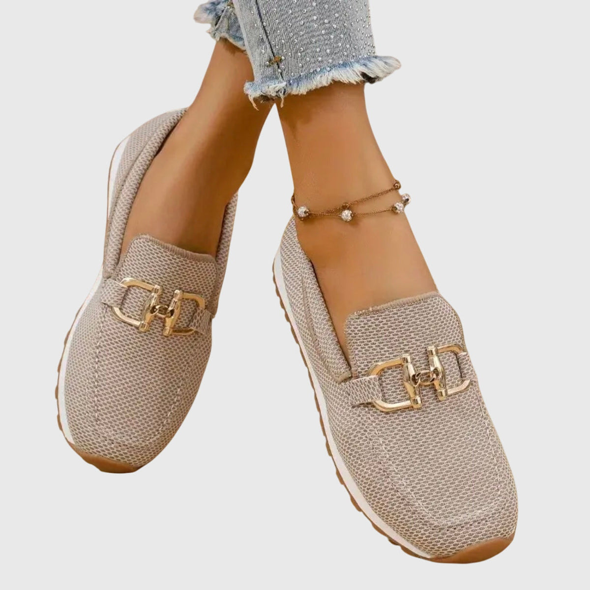Susana orthopedic loafers slip-on shoes by Christine Brewer, featuring comfortable design and classic loafer style.