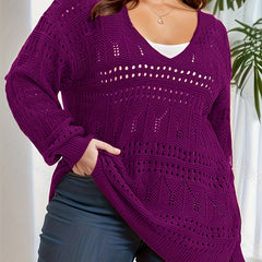 Isabella Christine Brewer women's V-neck knit top in soft fabric, featuring a stylish neckline and fitted design.