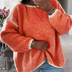 Women's knit sweater by Christine Brewer featuring a cozy, stylish design, perfect for casual or layered outfits.