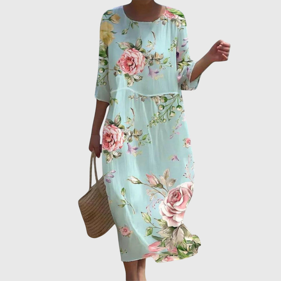 Hayley | Maxi Dress Women Floral Flowy Printed Casual Party Evening Summer Fall