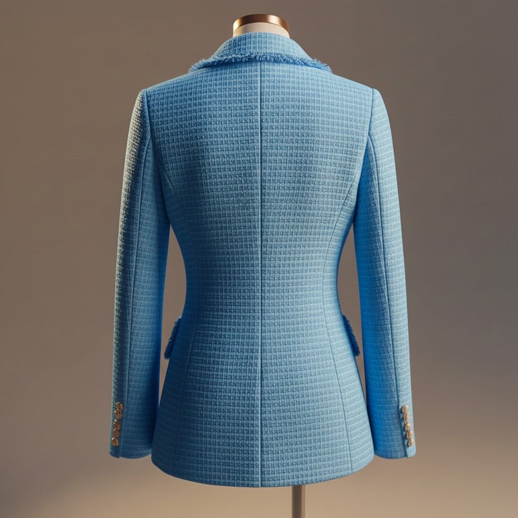 Yvette | Bouclé Double-Breasted Blazer for Women