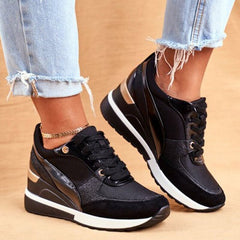Maisy modern women's orthopedic sneakers by Christine Brewer, featuring EVA glow soles for comfortable walking.