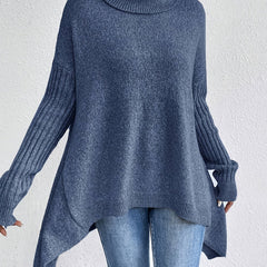 Women's high neck sweater by Christine Brewer, featuring a cozy knit design in a stylish fit, perfect for casual wear.