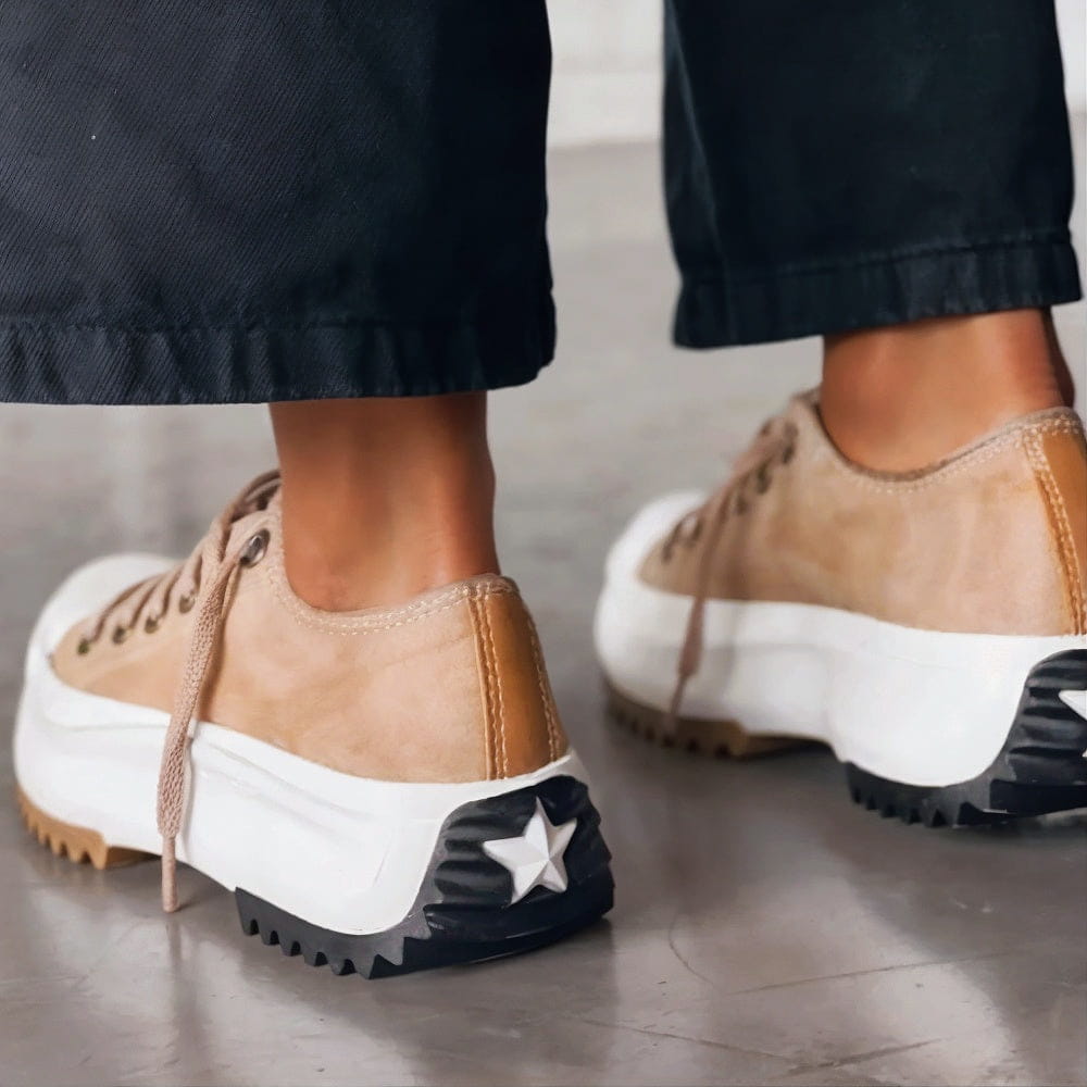 Sylva Christine Brewer orthopedic women’s sneakers with a platform sole, designed for comfort and support during walking.