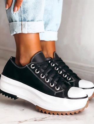 Sylva Great Sole sneakers for women by Christine Brewer, orthopedic comfort walking shoes with platform design.