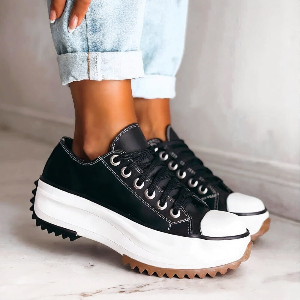 Sylva Great Sole sneakers for women by Christine Brewer, orthopedic comfort walking shoes with platform design.