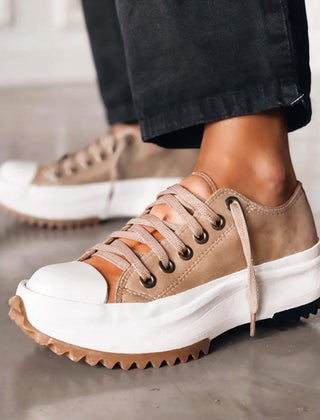 Sylva Christine Brewer orthopedic sneakers for women with comfortable, supportive soles and platform design for walking.