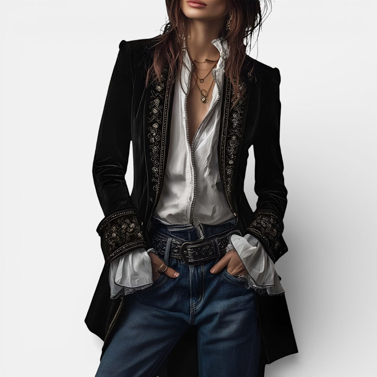 Vivian | Velvet Jacket for Women