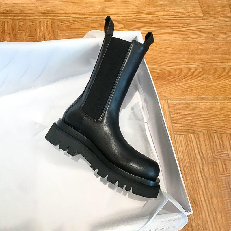 Candice | Leather Block Heel Ankle Boots for Women