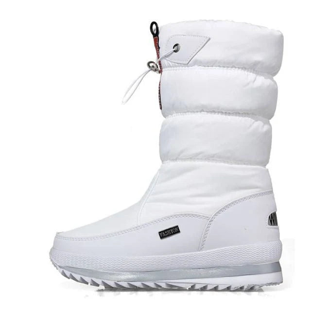 Nova | Snow Boots Winter Boots Waterproof Women Warm Puffer Insulated Lined Side Zip Round