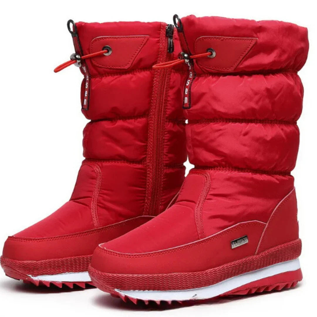Nova | Snow Boots Winter Boots Waterproof Women Warm Puffer Insulated Lined Side Zip Round