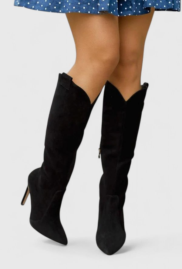 Melorynn | Ankle Boots Booties Women Winter Fall Pointed Toe Side Zip Zip Up Heeled