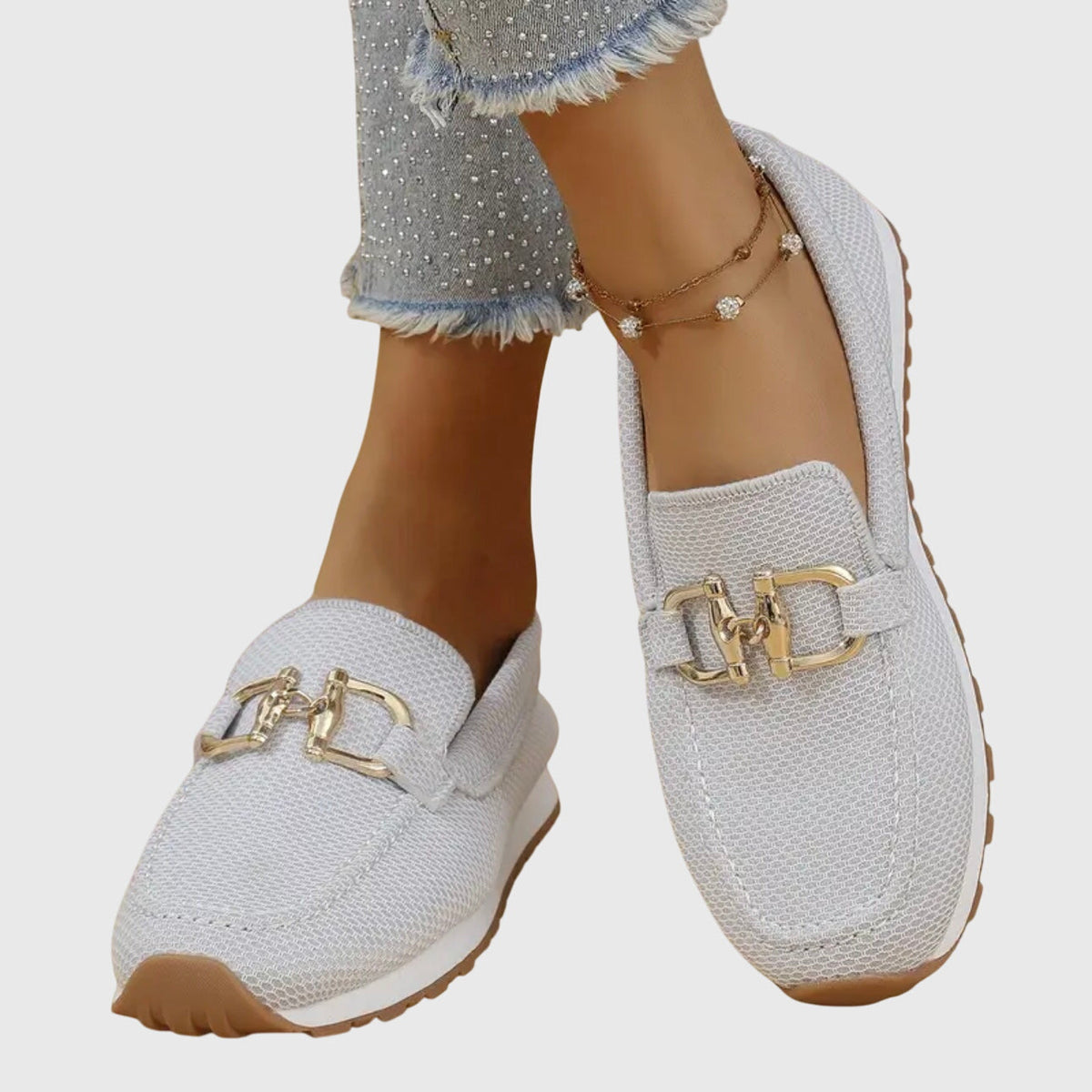 Susana orthopedic loafers slip-on shoes by Christine Brewer, featuring comfortable design and casual style for everyday wear.