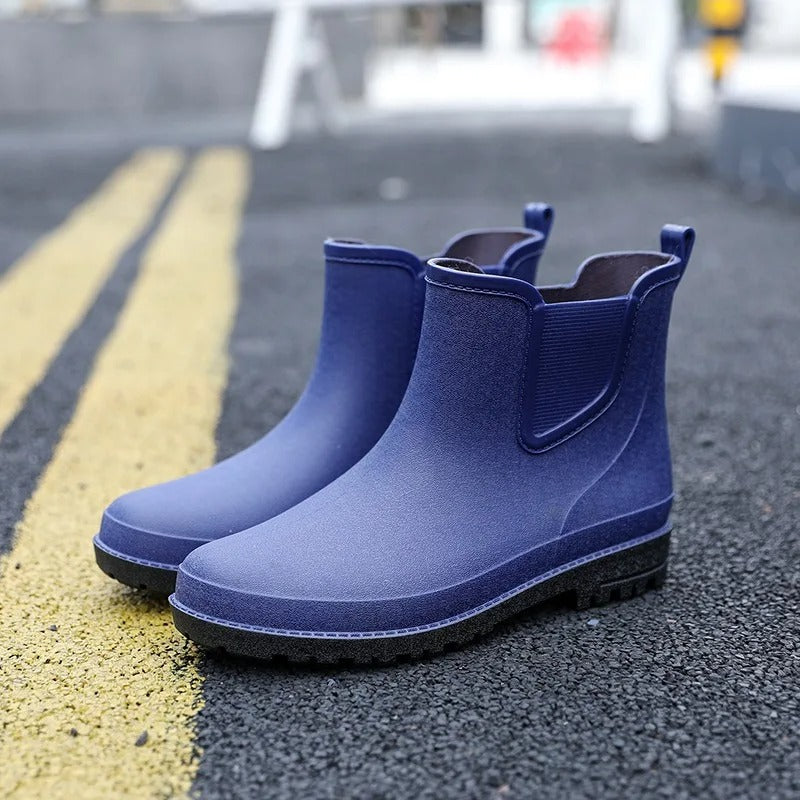 Kaia | Rain Boots, Chelsea Boots, Ankle Boots, Waterproof, Women, Platform, Slip On, Elastic Side,