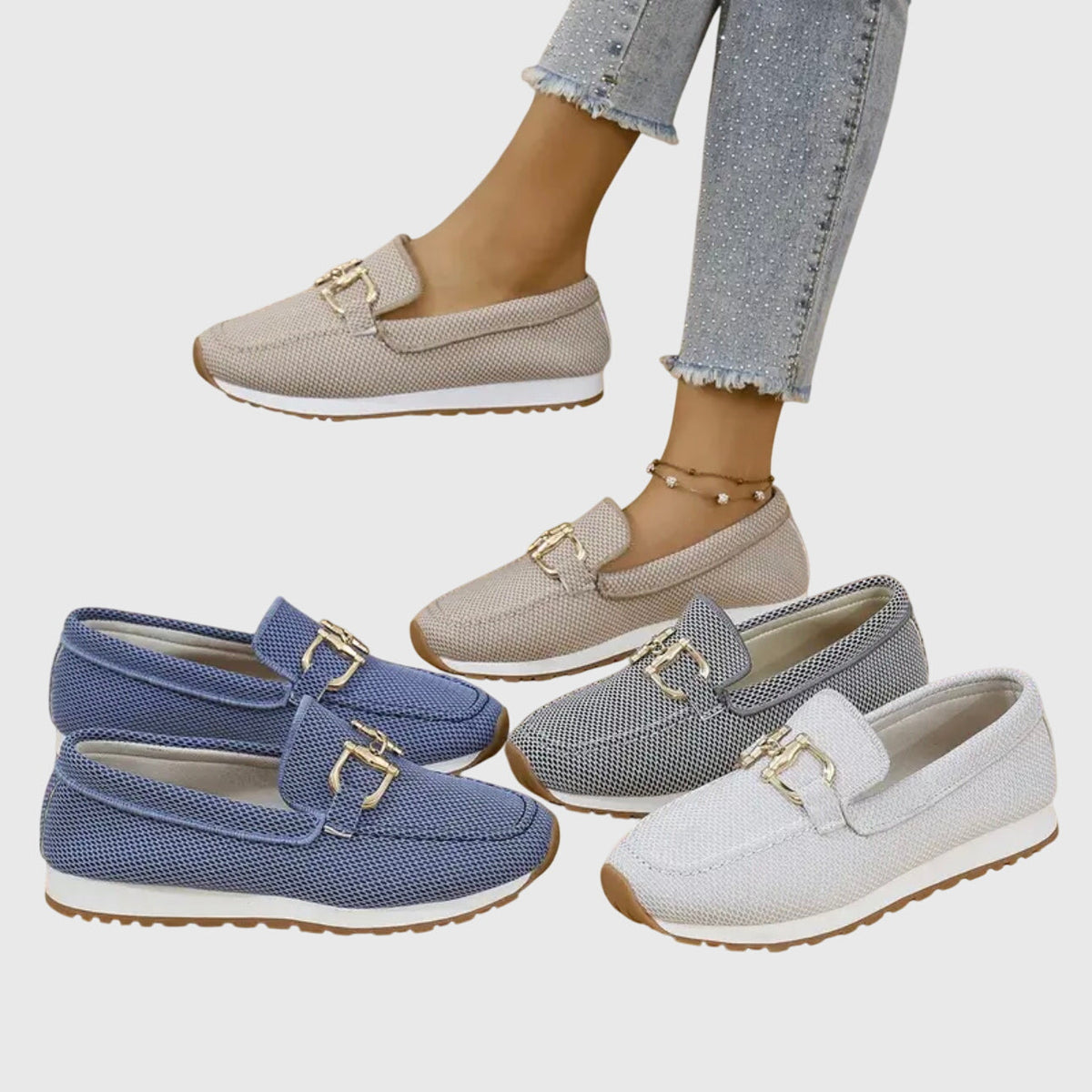 Susana orthopedic loafers slip-on shoes by Christine Brewer, featuring a comfortable slip-on design and supportive sole.