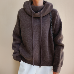 Madelyn women's hooded sweater by Christine Brewer, featuring a cozy hoodie design in soft fabric, ideal for casual wear.