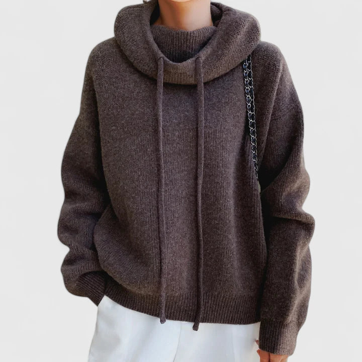 Wren women's hoodie by Christine Brewer, soft fabric with front pocket and hood, in a cozy, casual style.