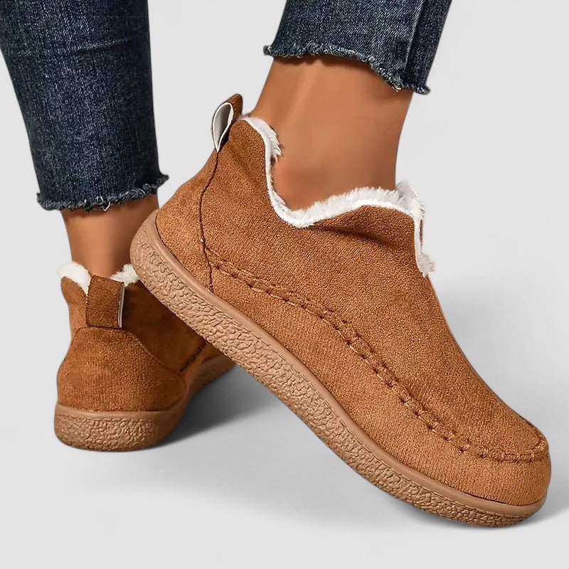 Comfortable Dorry orthopedic boots for women by Christine Brewer, featuring supportive design and stylish appearance.