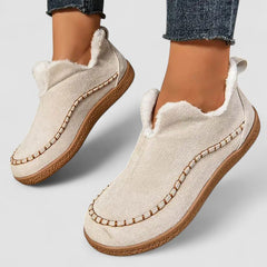 Comfortable Dorry orthopedic boots for women by Christine Brewer, featuring supportive design and stylish black leather finish.