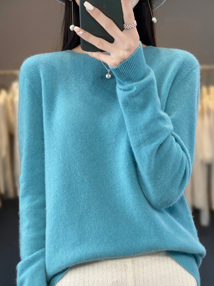 Christine Brewer Delilah cozy, relaxed fit fluffy sweater in soft, elegant knit fabric, perfect for comfortable, stylish wear.