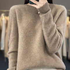 Women’s knit sweater by Christine Brewer, Helena, featuring a cozy, textured design in a stylish fit, perfect for casual wear.