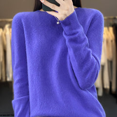 Women’s knit sweater from Christine Brewer's Helena collection, featuring a cozy, stylish design in soft, warm fabric.