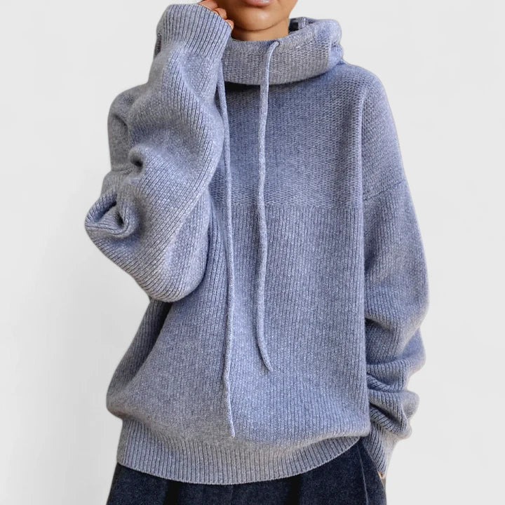 Women’s Wren hoodie by Christine Brewer, shown in a casual fit with soft fabric and a hood, perfect for everyday wear.
