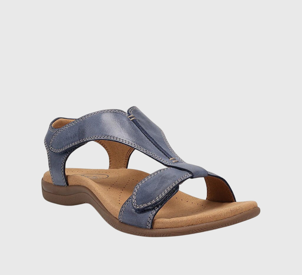 Comfortable Christine Brewer Liana orthopedic sandals for women with supportive design and cushioned footbed.