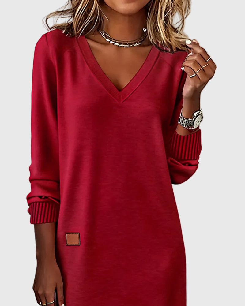 Alice | Casual Dress Women Flowy Stretch Fitted Party Evening Dinner Fall Winter