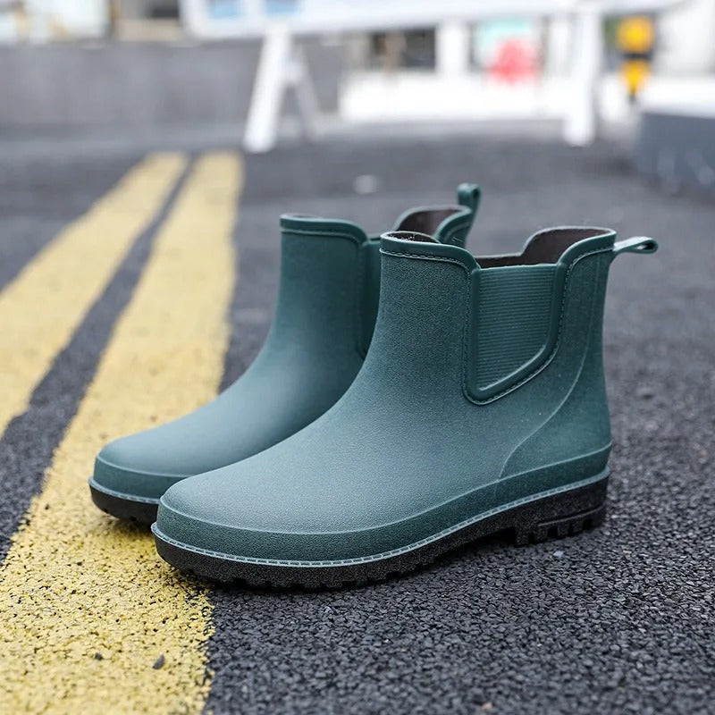 Kaia | Rain Boots, Chelsea Boots, Ankle Boots, Waterproof, Women, Platform, Slip On, Elastic Side,