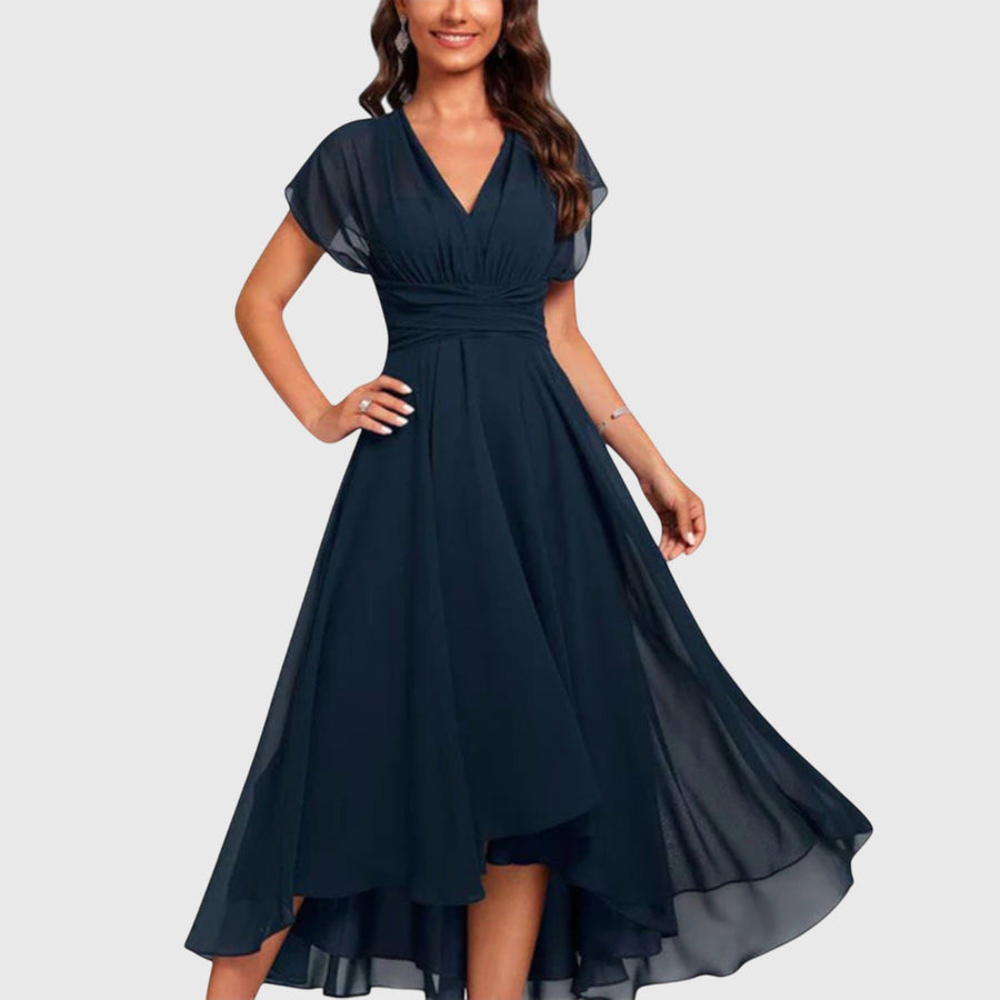 Christina | Mini Dress Women A-Line V-Neck Summer Loose Fit Casual Flowy Sundress Party