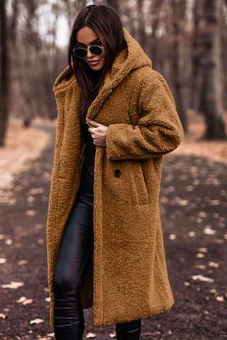 Carolyn | Faux Fur Hooded Coat for Women