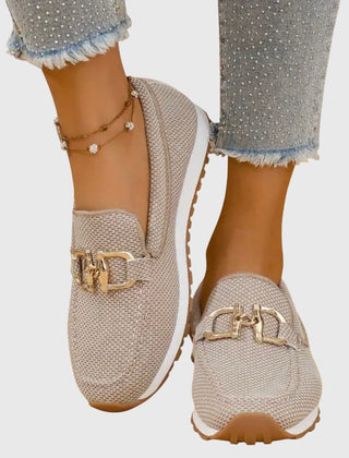 Susana orthopedic loafers slip-on shoes by Christine Brewer, featuring a comfortable design with a classic leather finish.