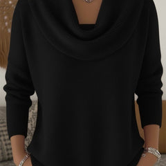Women’s knit sweater by Christine Brewer featuring a cozy Daphne design in soft, warm fabric, perfect for casual wear.