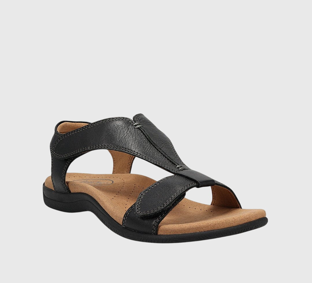 Christine Brewer Liana orthopedic sandals for women with supportive, cushioned design and adjustable straps for comfort.