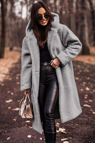 Carolyn | Faux Fur Hooded Coat for Women