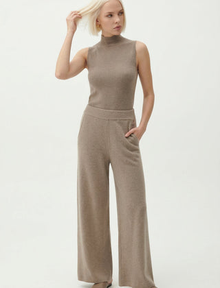 Women’s loose pull-on joggers by Christine Brewer, casual and comfortable pants, shown in a relaxed fit style.