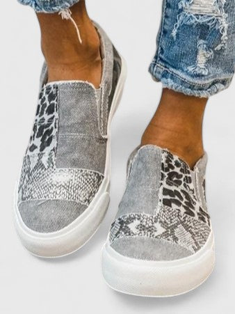Christine Brewer Solivandrae orthopedic loafers for women, casual canvas shoes with comfortable, supportive design.