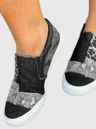 Christine Brewer Solivandrae orthopedic loafers for women, trendy canvas shoes with comfortable, supportive design.