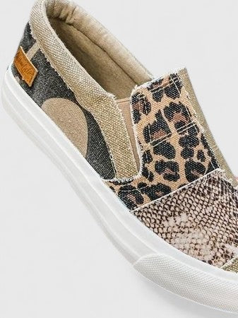 Comfortable Christine Brewer Solivandrae orthopedic loafers for women, featuring trendy canvas design and supportive sole.