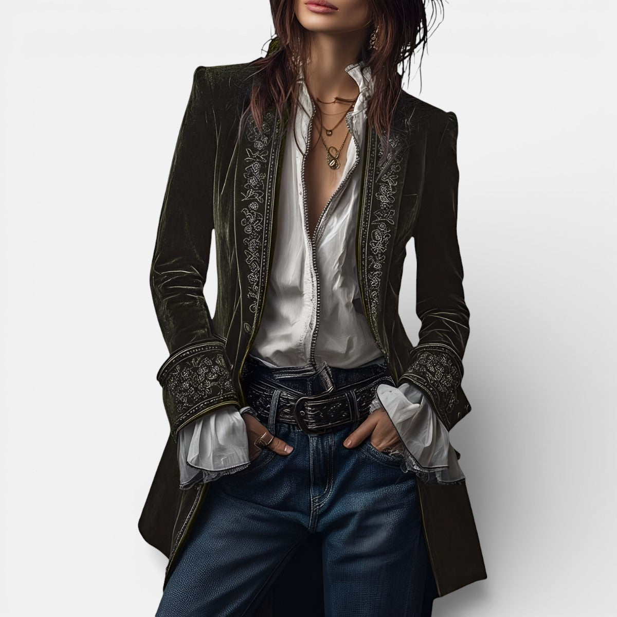 Vivian | Velvet Jacket for Women