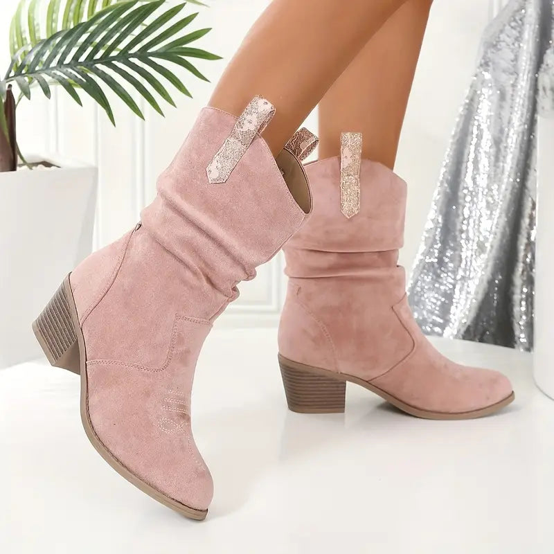 Kendall1 | Cowboy Boots, Ankle Boots, Western Boots, Women, Pointed Toe, Block Heel, Tassel, Cowgirl,
