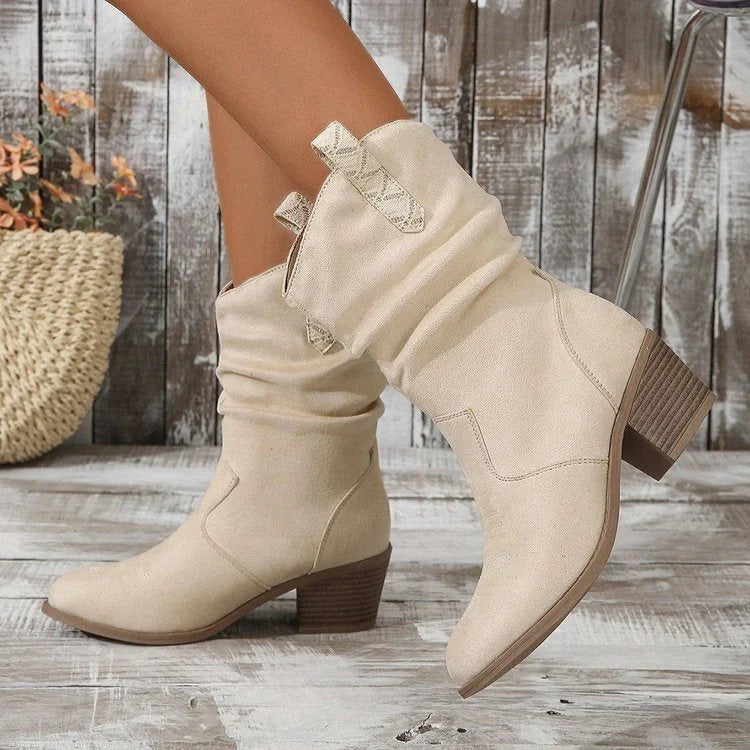 Kendall1 | Cowboy Boots, Ankle Boots, Western Boots, Women, Pointed Toe, Block Heel, Tassel, Cowgirl,