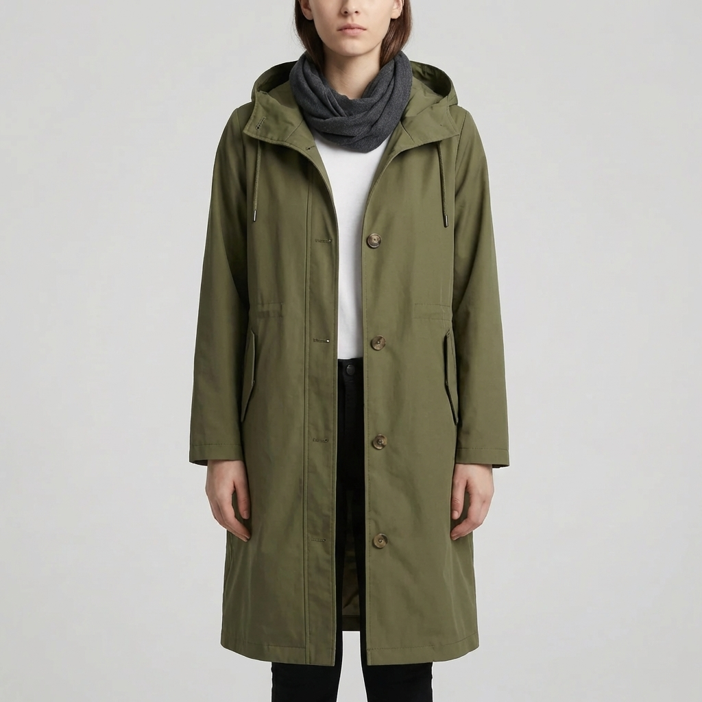 Ariel | Longline Oversized Hooded Coat for Women