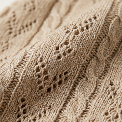 Emma knit cardigan for women by Christine Brewer, featuring a cozy, textured knit fabric and a stylish open-front design.