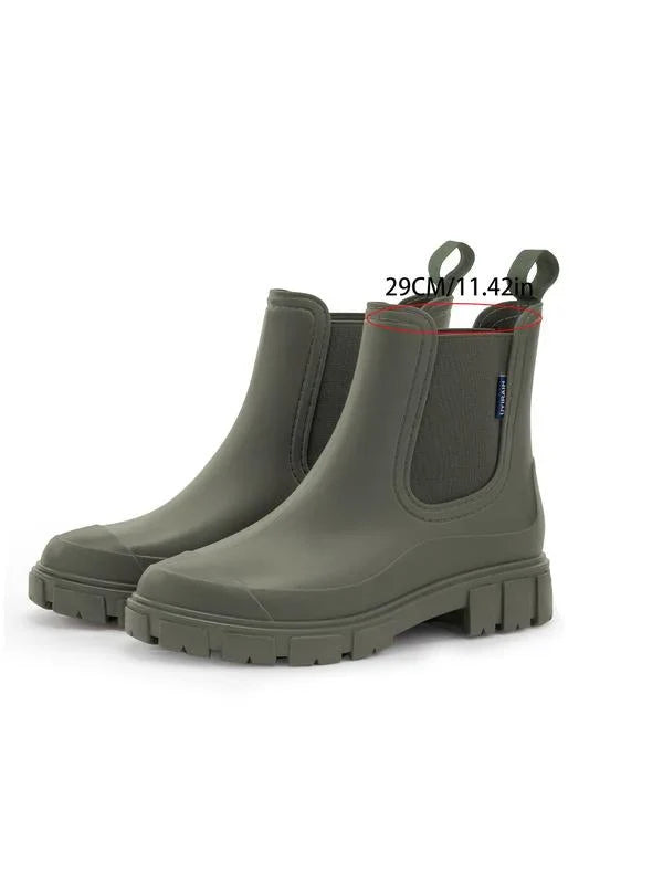 Matilda | Chelsea Boots Ankle Boots Waterproof Women Winter Rain Boots Lug Sole Slip On