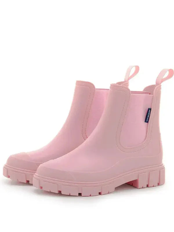 Matilda | Chelsea Boots Ankle Boots Waterproof Women Winter Rain Boots Lug Sole Slip On