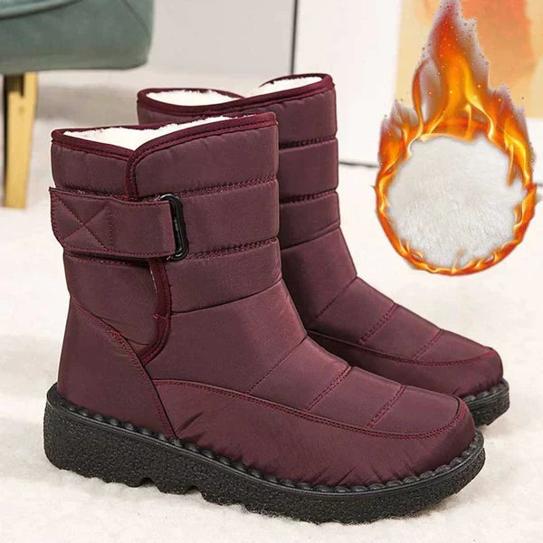 Sigrid | Snow Boots Winter Boots Waterproof Ankle Boots Women Warm Padded Hiking Boots Cold