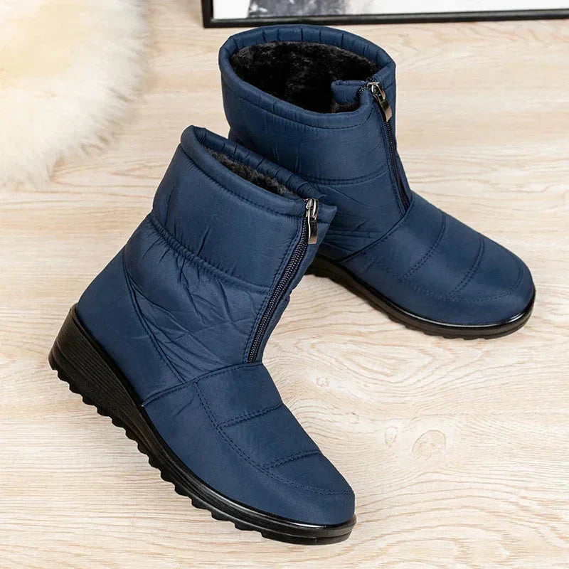 Sigrid | Snow Boots Winter Boots Waterproof Ankle Boots Women Warm Padded Hiking Boots Cold